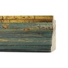 ENCADREMENT ( SANS VERRE ) "RAINBOW" BLEU FILLET DORE (SECTION CADRE : 64-32 (L X H mm)) Eurobaguette 1 - Colorart 