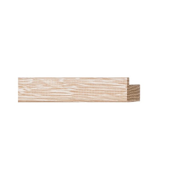 ENCADREMENT ( SANS VERRE ) "SOLID WOOD" CHÊNE CERUSE (SECTION CADRE : 20-30 (L X H mm)) Eurobaguette 1 - Colorart 