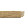 ENCADREMENT ( SANS VERRE ) "SOLID WOOD" CHÊNE AMERICAIN BLANC (SECTION CADRE : 30-55 (L X H mm)) Eurobaguette 1 - Colorart 