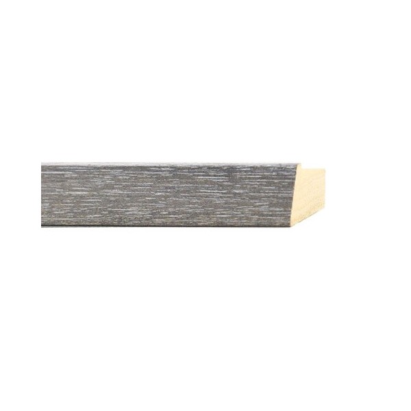 ENCADREMENT ( SANS VERRE ) "ESSENZA" INCLINE WENGE CERUSE (SECTION CADRE : 19-35 (L X H mm)) Eurobaguette 1 - Colorart 