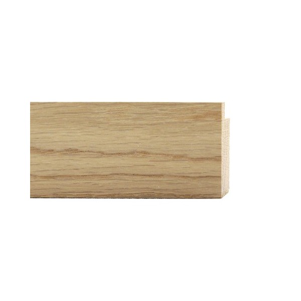 ENCADREMENT ( SANS VERRE ) "SOLID WOOD" CHÊNE AMERICAIN BLANC (SECTION CADRE : 50-20 (L X H mm)) Eurobaguette 1 - Colorart 