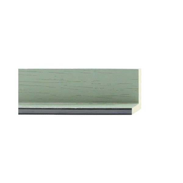 ENCADREMENT ( SANS VERRE ) "COLORBOX" CAISSE AMERICAINE VERT GRIS FONCE (SECTION CADRE : 40-33 (L X H mm)) Eurobaguette 1 - Colo