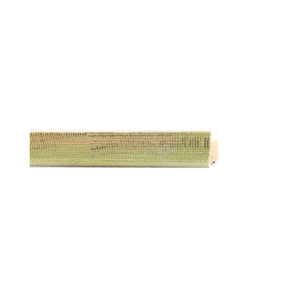 ENCADREMENT ( SANS VERRE ) "RAFFINATA" CREUX VERT CLAIR BROSSE (SECTION CADRE : 19-21 (L X H mm)) Eurobaguette 1 - Colorart 