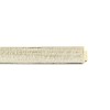 ENCADREMENT ( SANS VERRE ) "RAFFINATA" CREUX BLANC BROSSE (SECTION CADRE : 19-21 (L X H mm)) Eurobaguette 1 - Colorart 