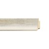 ENCADREMENT ( SANS VERRE ) "RAFFINATA" CREUX BLANC BROSSE (SECTION CADRE : 29-33 (L X H mm)) Eurobaguette 1 - Colorart 