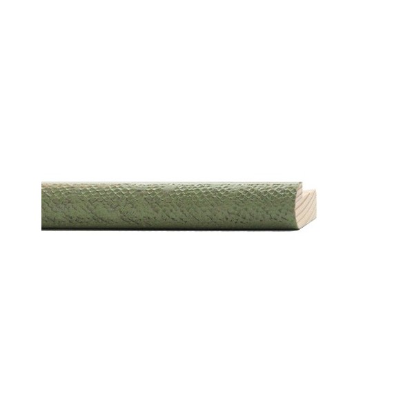 ENCADREMENT ( SANS VERRE ) "GOMMA" VERT (SECTION CADRE : 19-33 (L X H mm)) Eurobaguette 1 - Colorart 