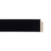 ENCADREMENT ( SANS VERRE ) "AVENUE" PLAT NOIR 2 LIGNES ARGENT SUR PLATRE 30X20 MM (SECTION CADRE : 30-20 (L X H mm)) Eurobaguett