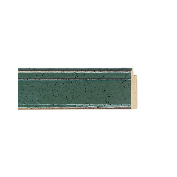 ENCADREMENT ( SANS VERRE ) "PAPILLON" VERT FONCE (SECTION CADRE : 34-15 (L X H mm)) Eurobaguette 1 - Colorart 