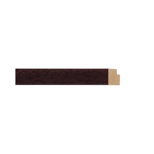 ENCADREMENT ( SANS VERRE ) "AUTHENTICA" PLAT FEUILLURE BASSE WENGE (SECTION CADRE : 15-30 (L X H mm)) Eurobaguette 1 - Colorart 