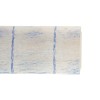 ENCADREMENT ( SANS VERRE ) BLANC AVEC LIGNES BLEUES TRANSVERSALES (SECTION CADRE : 60-33 (L X H mm)) Eurobaguette 1 - Colorart 