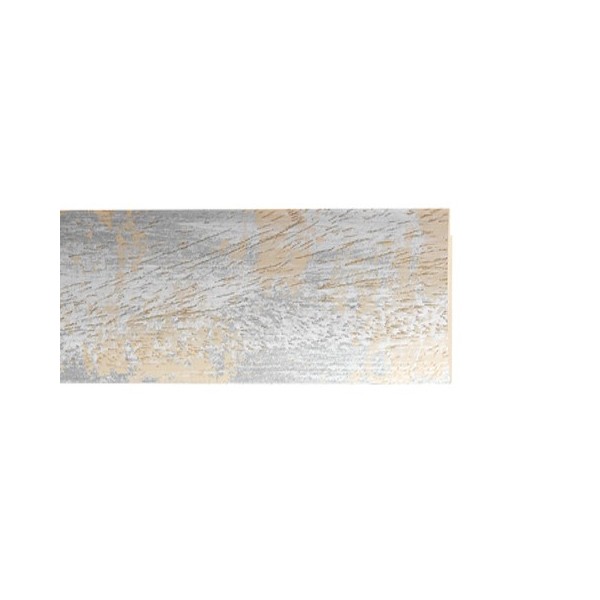 ENCADREMENT ( SANS VERRE ) ARGENT NATURE TACHETE (SECTION CADRE : 48-18 (L X H mm)) Eurobaguette 1 - Colorart 