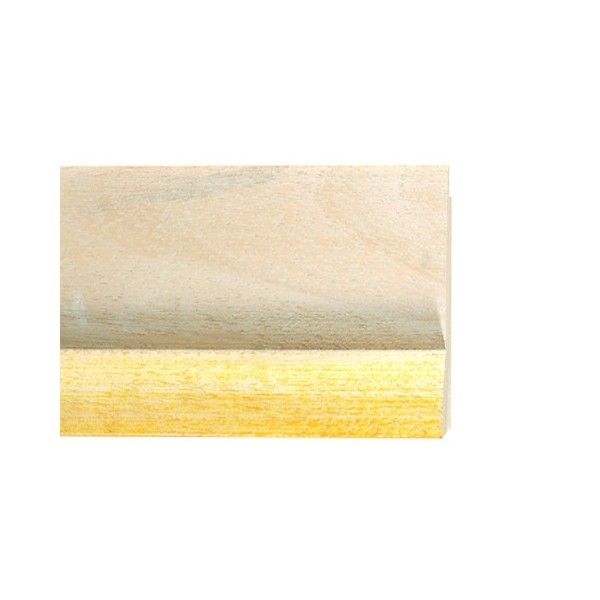 ENCADREMENT ( SANS VERRE ) BLANC CERUSE AVEC PARTIE JAUNE (SECTION CADRE : 70-30 (L X H mm)) Eurobaguette 1 - Colorart 