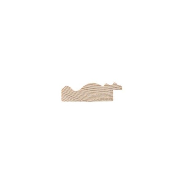 ENCADREMENT ( SANS VERRE ) BEIGE ROSE TEINTE SUR BOIS (SECTION CADRE : 54-15 (L X H mm)) Eurobaguette 2 - Colorart 