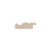 ENCADREMENT ( SANS VERRE ) BEIGE ROSE TEINTE SUR BOIS (SECTION CADRE : 54-15 (L X H mm)) Eurobaguette 2 - Colorart 