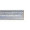 ENCADREMENT ( SANS VERRE ) FEUILLE DE METAL ARGENT BLEU CLAIR (SECTION CADRE : 45-23 (L X H mm)) Eurobaguette 1 - Colorart 