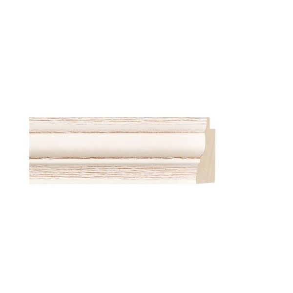 ENCADREMENT ( SANS VERRE ) BEIGE CERUSE ROUGE (SECTION CADRE : 40-26 (L X H mm)) Eurobaguette 1 - Colorart 