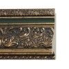 ENCADREMENT ( SANS VERRE ) BAROQUE DORE ANTIQUE AVEC LIGNE VERTE (SECTION CADRE : 111-48 (L X H mm)) Eurobaguette 1 - Colorart 