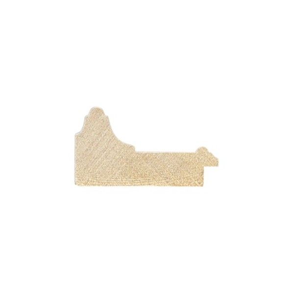 ENCADREMENT ( SANS VERRE ) BEIGE ARGENT PONCE (SECTION CADRE : 80-40 (L X H mm)) Eurobaguette 2 - Colorart 