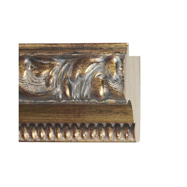 ENCADREMENT ( SANS VERRE ) BAROQUE OR ANTIQUE PROFIL RENVERSE (SECTION CADRE : 80-85 (L X H mm)) Eurobaguette 1 - Colorart 