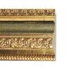 ENCADREMENT ( SANS VERRE ) BAROQUE OR ANTIQUE ET VERT (SECTION CADRE : 94-48 (L X H mm)) Eurobaguette 1 - Colorart 