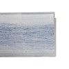 ENCADREMENT ( SANS VERRE ) ARGENT BLEU CLAIR PONCE (SECTION CADRE : 80-28 (L X H mm)) Eurobaguette 1 - Colorart 