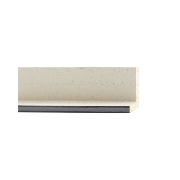 ENCADREMENT ( SANS VERRE ) "COLORBOX" CAISSE AMERICAINE BEIGE GRIS FONCE (SECTION CADRE : 40-33 (L X H mm)) Eurobaguette 1 - Col