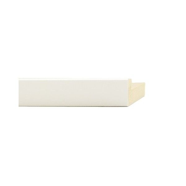 ENCADREMENT ( SANS VERRE ) HAUT PLAT PLATRE BLANC TEINTE (SECTION CADRE : 20-60 (L X H mm)) Eurobaguette 1 - Colorart 