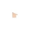 ENCADREMENT ( SANS VERRE ) OR ET ORANGE (SECTION CADRE : 20-20 (L X H mm)) Eurobaguette 2 - Colorart 