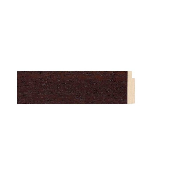 ENCADREMENT ( SANS VERRE ) "AUTHENTICA" WENGE (SECTION CADRE : 30-28 (L X H mm)) Eurobaguette 1 - Colorart 