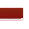 ENCADREMENT ( SANS VERRE ) CAISSE AMERICAINE ROUGE/ARGENT (SECTION CADRE : 55-43 (L X H mm)) Eurobaguette 1 - Colorart 