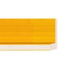 ENCADREMENT ( SANS VERRE ) CAISSE AMERICAINE JAUNE/ARGENT (SECTION CADRE : 55-43 (L X H mm)) Eurobaguette 1 - Colorart 