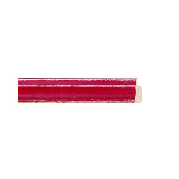 ENCADREMENT ( SANS VERRE ) "CIGALE" ROUGE (SECTION CADRE : 20-15 (L X H mm)) Eurobaguette 1 - Colorart 