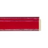 ENCADREMENT ( SANS VERRE ) "PAPILLON" ROUGE (SECTION CADRE : 34-15 (L X H mm)) Eurobaguette 1 - Colorart 