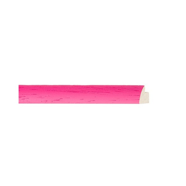 ENCADREMENT ( SANS VERRE ) "COCCINELLE" FUCHSIA (SECTION CADRE : 15-20 (L X H mm)) Eurobaguette 1 - Colorart 