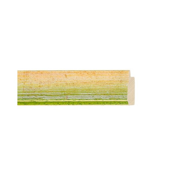 ENCADREMENT ( SANS VERRE ) "BASTIANO" VERT (SECTION CADRE : 30-17 (L X H mm)) Eurobaguette 1 - Colorart 