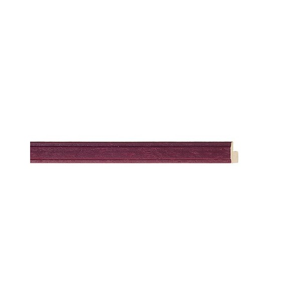 ENCADREMENT ( SANS VERRE ) "SAUTERELLE" AUBERGINE (SECTION CADRE : 11-10 (L X H mm)) Eurobaguette 1 - Colorart 