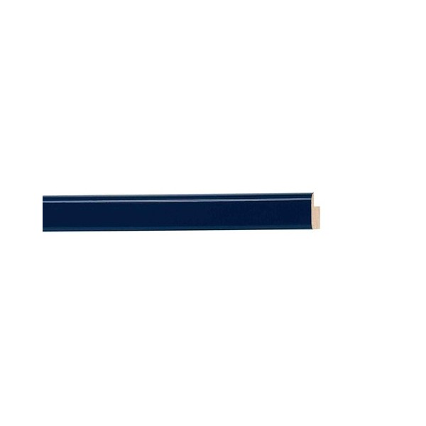 ENCADREMENT ( SANS VERRE ) MEPLAT LAQUE BLEU FONCE (SECTION CADRE : 14-14 (L X H mm)) Eurobaguette 1 - Colorart 