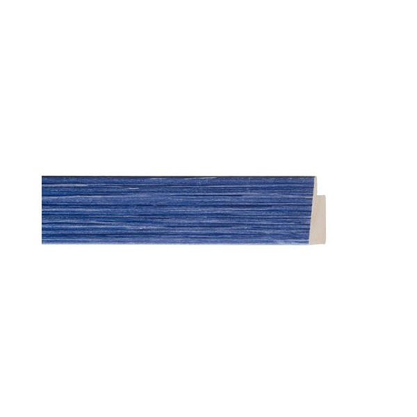 ENCADREMENT ( SANS VERRE ) "COLORE" BLEU (SECTION CADRE : 25-18 (L X H mm)) Eurobaguette 1 - Colorart 