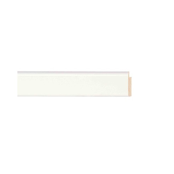 ENCADREMENT ( SANS VERRE ) MEPLAT LAQUE BLANC (SECTION CADRE : 23-13 (L X H mm)) Eurobaguette 1 - Colorart 