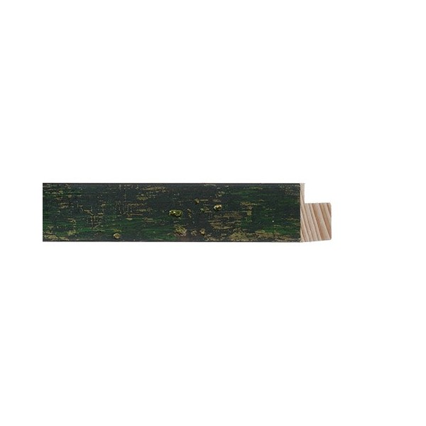 ENCADREMENT ( SANS VERRE ) "COLVINTAGE" VERT (SECTION CADRE : 20-29 (L X H mm)) Eurobaguette 1 - Colorart 