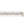 ENCADREMENT ( SANS VERRE ) "CHIC" BAGUETTE DE STYLE BLANC BROSSE (SECTION CADRE : 23-21 (L X H mm)) Eurobaguette 1 - Colorart 