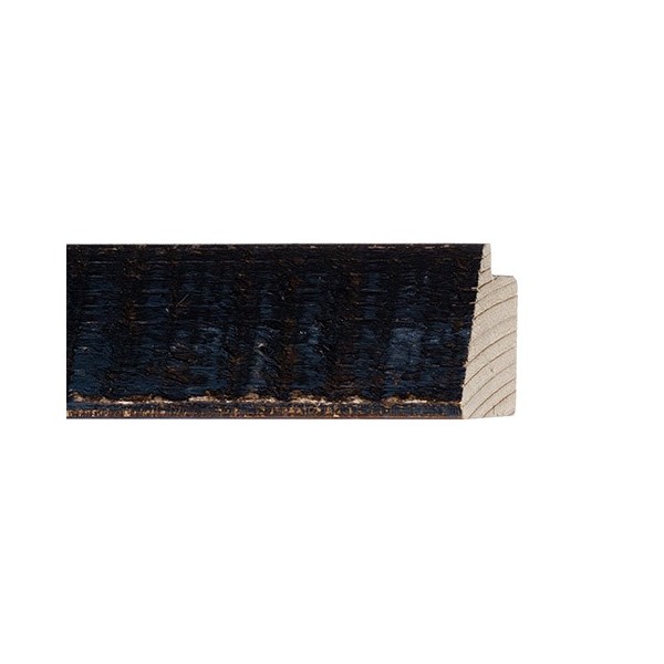 ENCADREMENT ( SANS VERRE ) "DECO FOREST" COUNTRY BLEU (SECTION CADRE : 38-33 (L X H mm)) Eurobaguette 1 - Colorart 