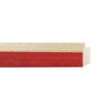 ENCADREMENT ( SANS VERRE ) "RIGOLETTO" VINTAGE ROUGE (SECTION CADRE : 27-36 (L X H mm)) Eurobaguette 1 - Colorart 