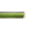 ENCADREMENT ( SANS VERRE ) "GLORIA" CREUX ARGENT/VERT CLAIR (SECTION CADRE : 27-25 (L X H mm)) Eurobaguette 1 - Colorart 