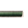 ENCADREMENT ( SANS VERRE ) "GLORIA" CREUX ARGENT/VERT (SECTION CADRE : 27-25 (L X H mm)) Eurobaguette 1 - Colorart 