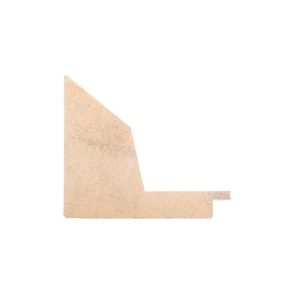 ENCADREMENT ( SANS VERRE ) CAISSE AMERICAINE TOP INCLINE BLANCHE AVEC FEUILLURE (SECTION CADRE : 89-75 (L X H mm)) Eurobaguette 