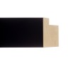 ENCADREMENT ( SANS VERRE ) LAQUE NOIR (SECTION CADRE : 45-59 (L X H mm)) Eurobaguette 1 - Colorart 