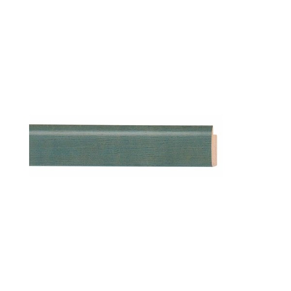 ENCADREMENT ( SANS VERRE ) RAMIN MAT GRIS-BLEU (SECTION CADRE : 23-13 (L X H mm)) Eurobaguette 1 - Colorart 