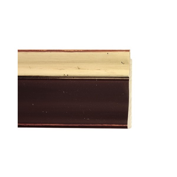 ENCADREMENT ( SANS VERRE ) WENGE AVEC FILET IVOIRE (SECTION CADRE : 70-25 (L X H mm)) Eurobaguette 1 - Colorart 