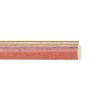 ENCADREMENT ( SANS VERRE ) BOMBE ORANGE MOUCH/2 LIGNES DOREES (SECTION CADRE : 23-19 (L X H mm)) Eurobaguette 1 - Colorart 